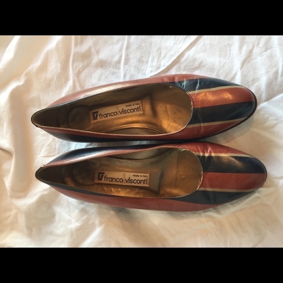 - Franco Visconti Italian Leather Pumps - Picture 1 of 4